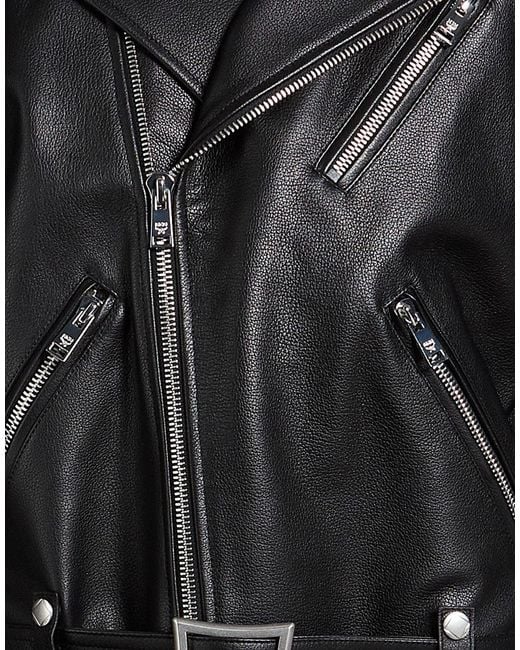 MCM Black Jacket Lambskin for men