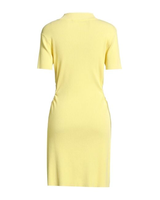 Karl Lagerfeld Yellow Mini-Kleid