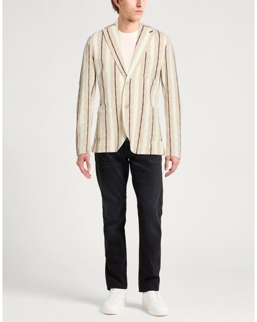 Bob Natural Blazer Cotton, Polyester for men
