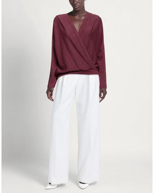 Shirtaporter Purple Sweater Polyester, Viscose, Elastane, Polyamide