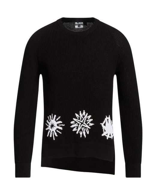 Comme des Garçons Men's Black Sweater Acrylic