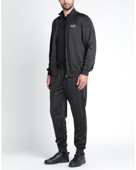 EA7 Black Tracksuits for men