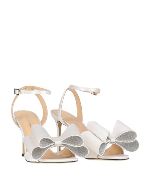 Mach & Mach White Sandale