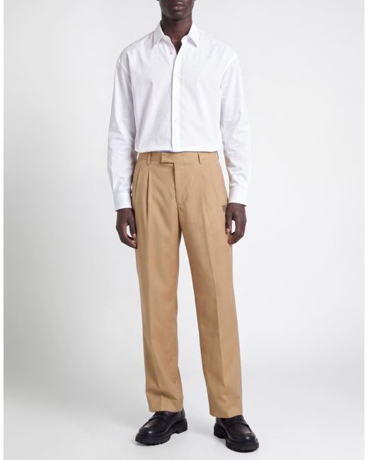 VTMNTS Natural Pants Virgin Wool for men