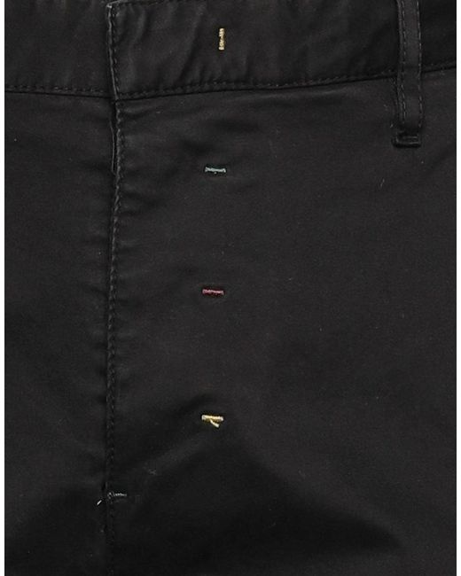 Berna Black Pants Cotton, Elastane for men