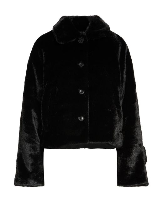 Meotine Black Shearling & Teddy