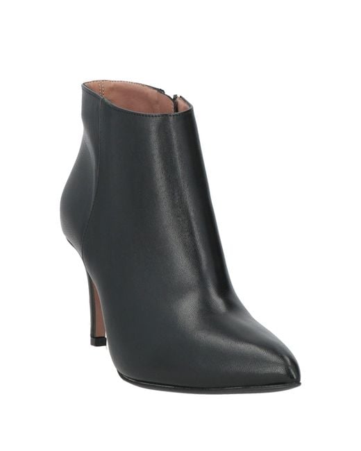 Albano Black Ankle Boots Leather