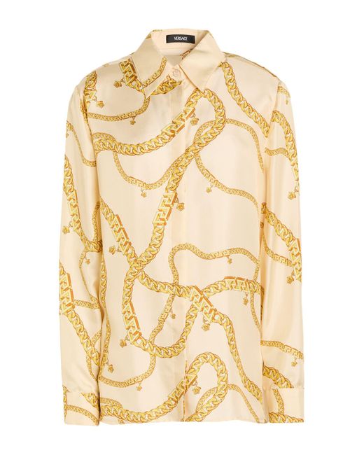 Camisa Versace de color Metallic
