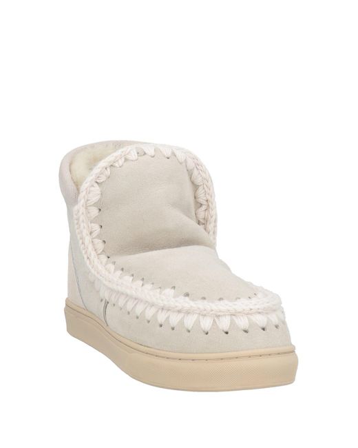 Mou Natural Ankle Boots