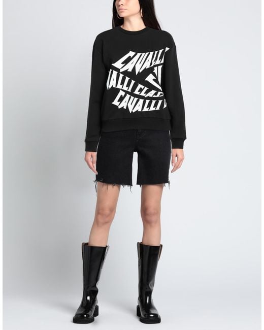 Roberto Cavalli Black Sweatshirt