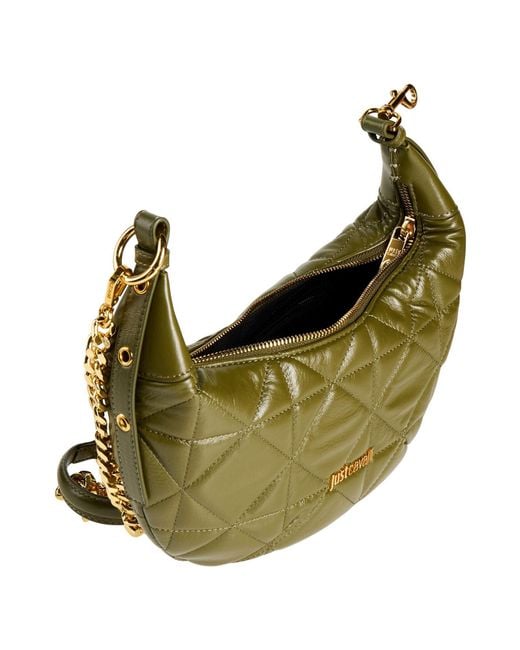 Just Cavalli Green Handbag