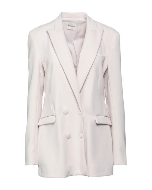 Dixie Suit Jacket in Light Pink (White) | Lyst
