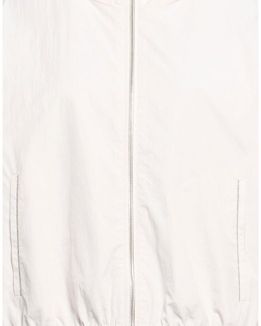 Peserico White Jacket Polyamide, Cotton, Elastane