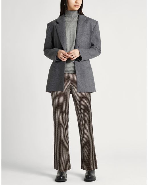 Liu Jo Gray Pants Polyester, Polyamide, Elastane