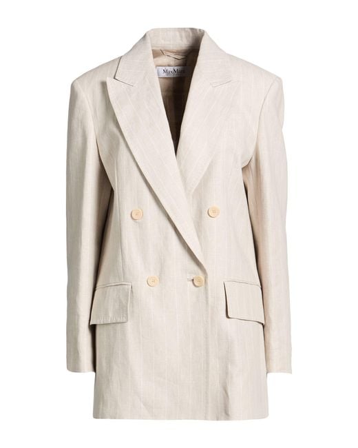 Max Mara Natural Blazers