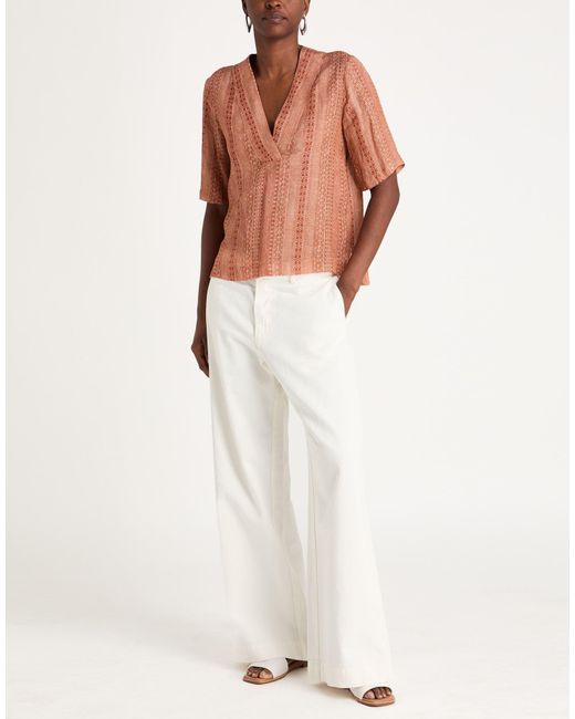 Momoní Pink Top Viscose, Linen