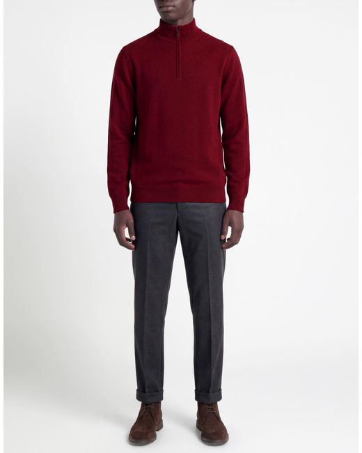 Kangra Red Turtleneck Wool for men