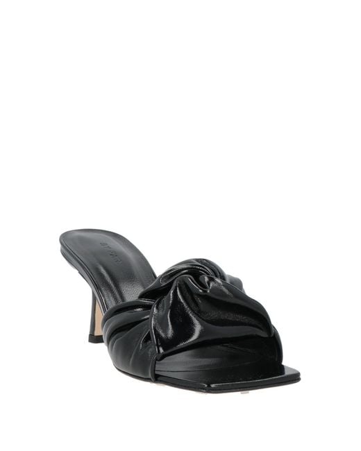 By Far Black Sandals