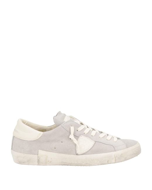 Philippe Model White Sneakers Leather for men