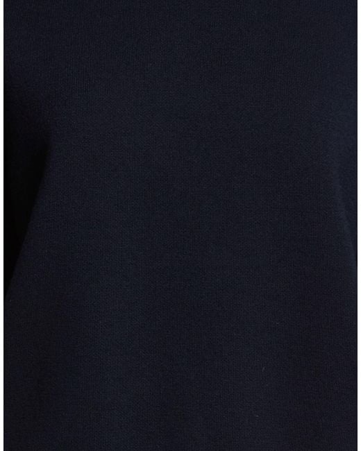 Khaite Blue Turtleneck Wool, Elastane