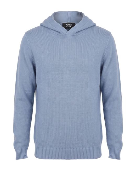 Alpha Studio Pullover in Blue für Herren