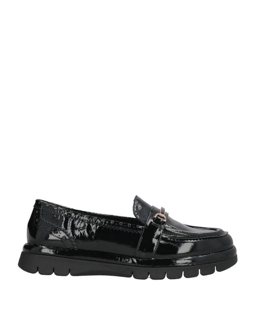 The Flexx Black Loafers Leather
