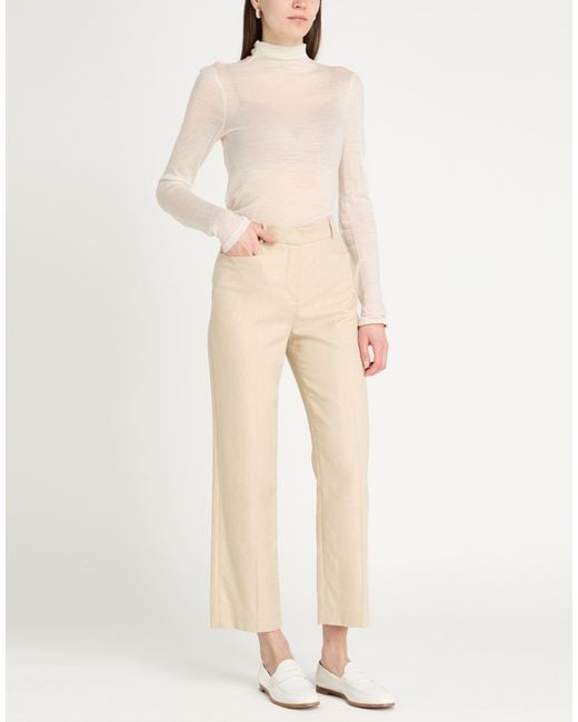 Semicouture White Turtleneck