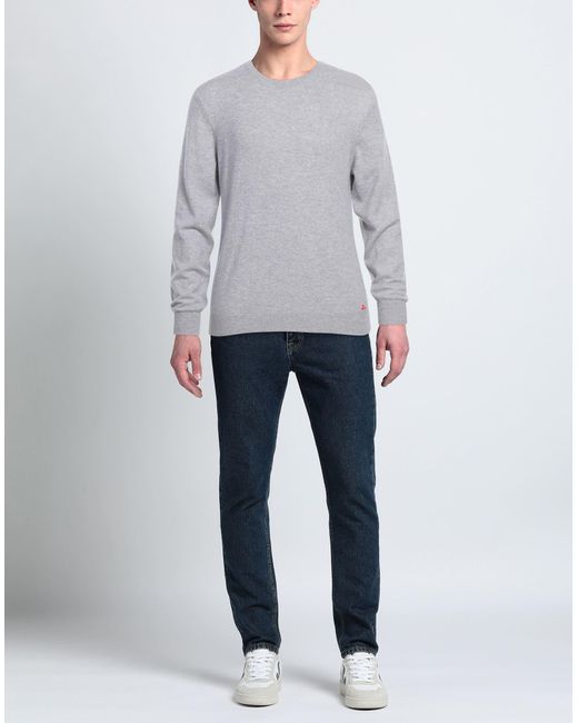 Peuterey Gray Light Sweater Wool, Cashmere for men