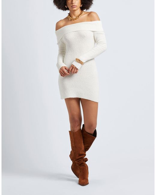 8 by YOOX White Short Dress