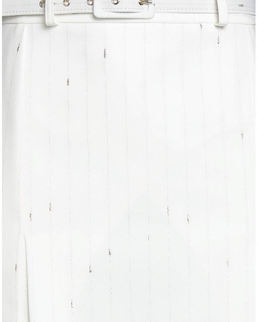 SIMONA CORSELLINI White Mini Skirt