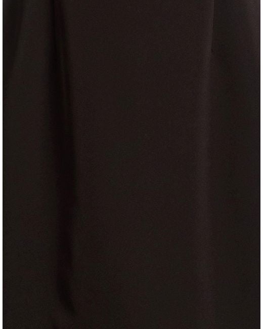 Hanita Black Mini Dress Polyester, Elastane