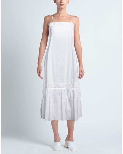 Liviana Conti White Midi Dress