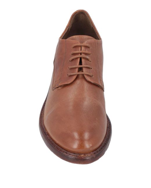 Hundred 100 Brown Lace-Up Shoes Leather