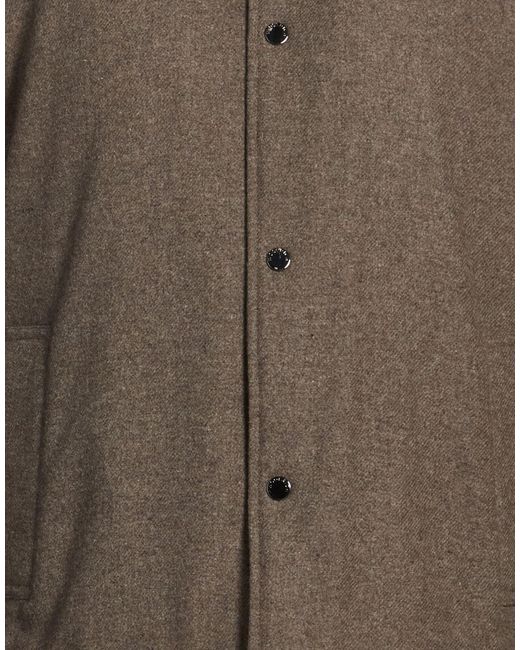 Woolrich Brown Light Puffer Wool, Polyester, Polyamide for men