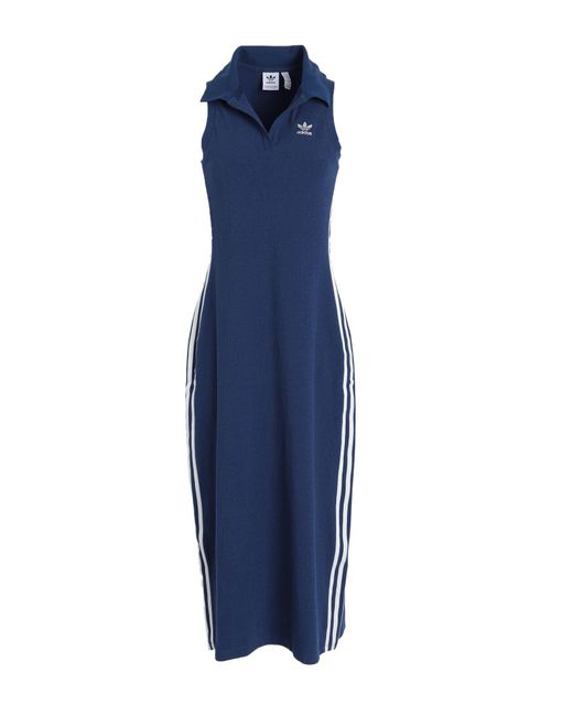 Adidas Originals Blue Midi-Kleid