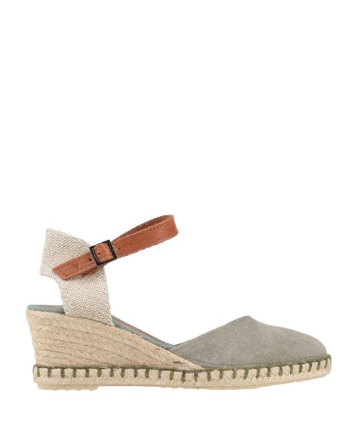 Verbenas Metallic Espadrilles Leather, Textile Fibers