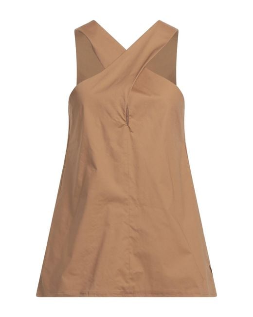 Top .., merci italia de color Brown
