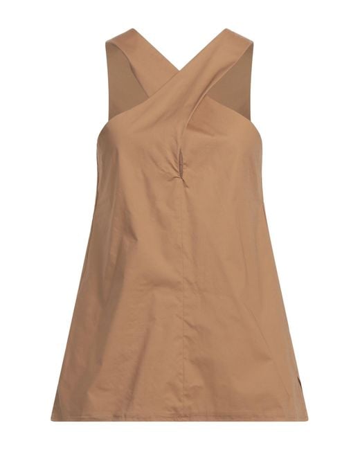 Top .., merci italia de color Brown