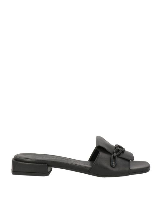 Lorenzo Mari Black Sandals