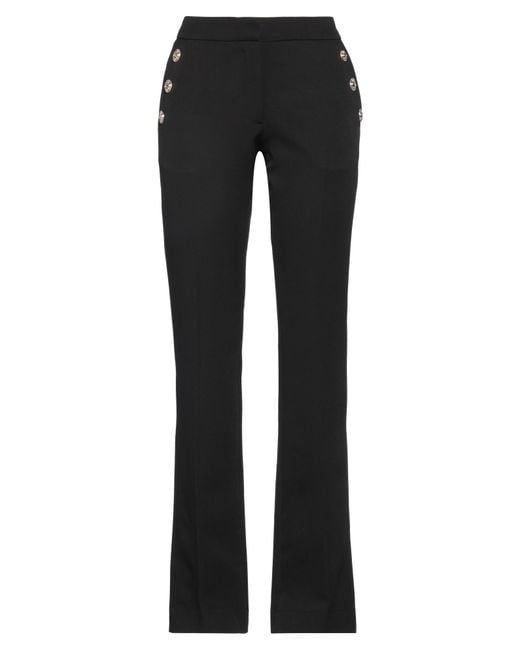 Gaelle Paris Black Pants Polyester, Elastane