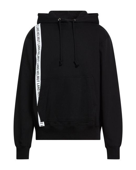 Helmut Lang Black Sweatshirt Cotton, Elastane for men