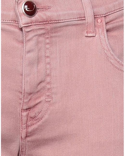 Jacob Coh?n Pink Pastel Jeans Lyocell, Cotton, Polyester, Elastane