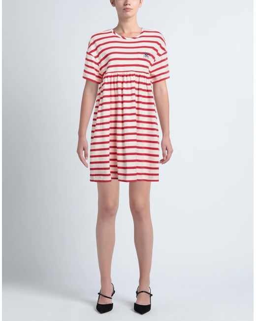 Semicouture Red Mini-Kleid