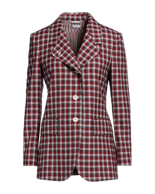 Thom Browne Red Blazer