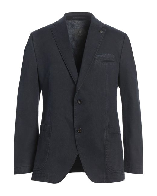 Bugatti Blue Flexcity Midnight Blazer Cotton, Elastane for men
