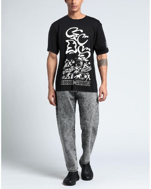 Gcds Black T-shirt for men