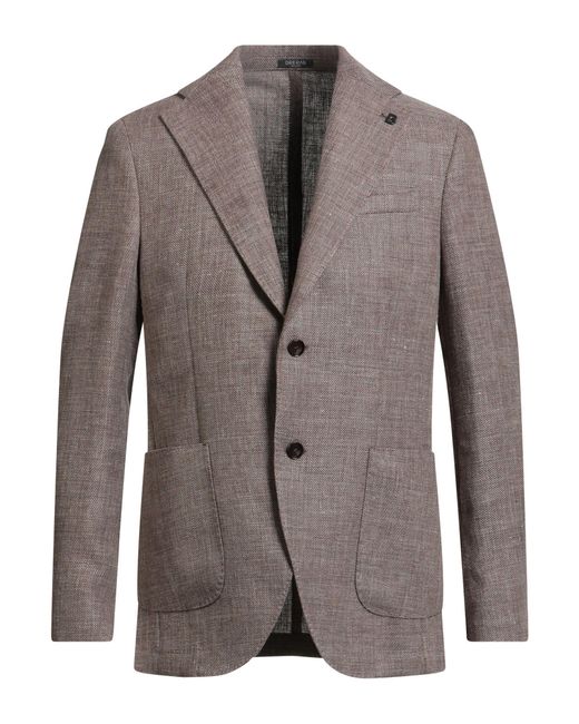 BRERAS Milano Brown Blazer for men