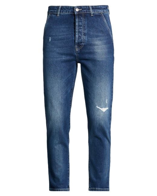 Daniele Alessandrini Blue Jeans Cotton, Elastane for men