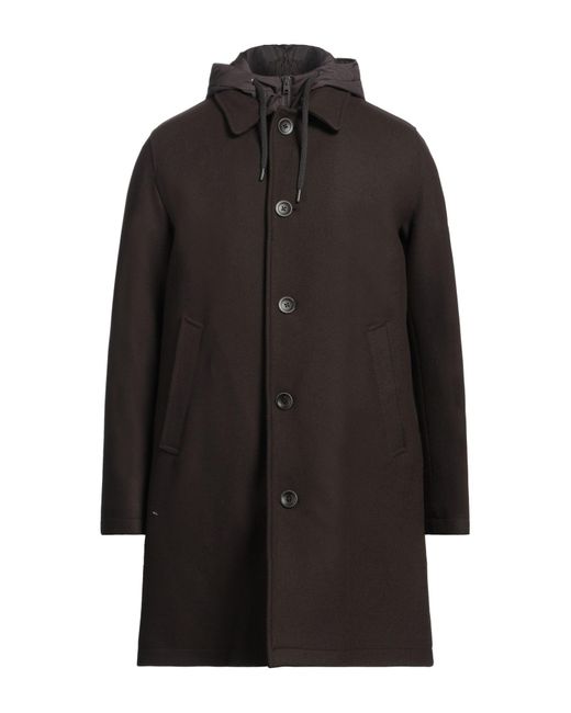 Herno Black Coat for men