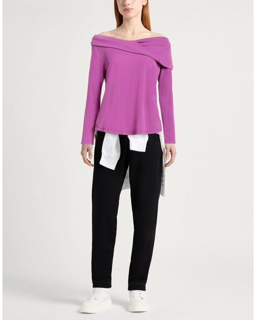 Hanita Pink Top Polyester, Elastane